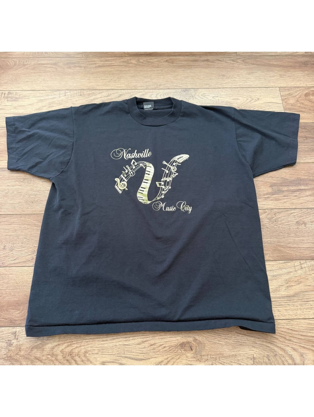Vtg 1989 Nashville Music City T Shirt Screen Stars Best XXL